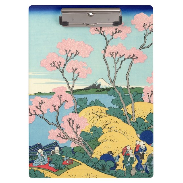Carpeta De Pinza Hokusai Fuji de Gotenyama en el Tōkaidō (Anverso)