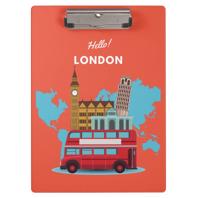 Carpeta De Pinza Hola Londres (Anverso)