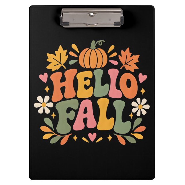 Carpeta De Pinza Hola Otoño (Anverso)