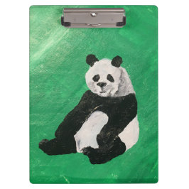 Carpeta De Pinza Hola, Panda Clipboard