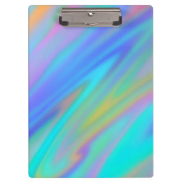 Carpeta De Pinza Holograma lujoso de lujo azul violeta