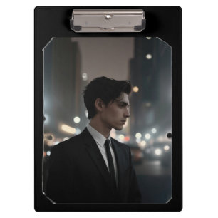 Carpeta De Pinza Hombre misterioso en traje de noche - Urbano cinem