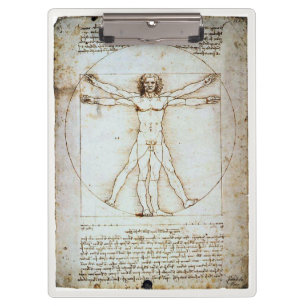 Carpeta De Pinza Hombre vitruviano, Leonardo da Vinci, alrededor de