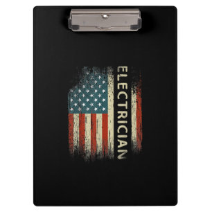 Carpeta De Pinza Hombres Patrióticos regalos de electricidad Bander