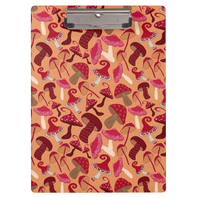 Carpeta De Pinza Hongos Cute (Anverso)