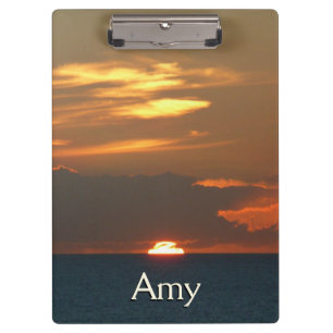 Carpeta De Pinza Horizon Sunset Colorous Seascape Photography