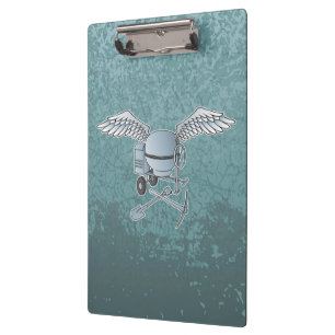 Carpeta De Pinza Hormigonera gris azulado