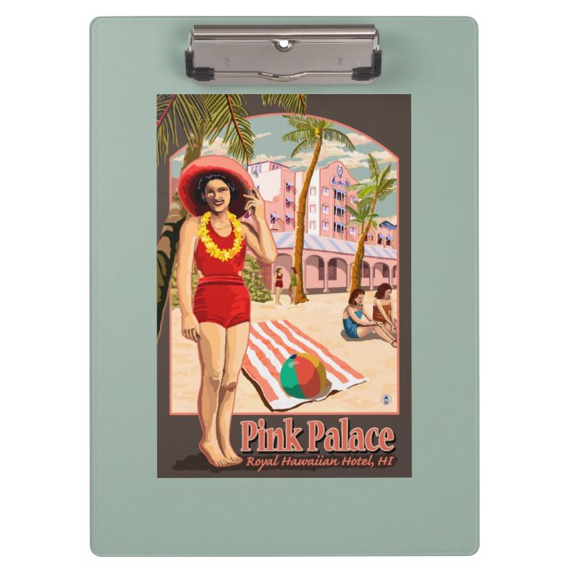 Carpeta De Pinza Hotel hawaiano real en Hawaii (Anverso)