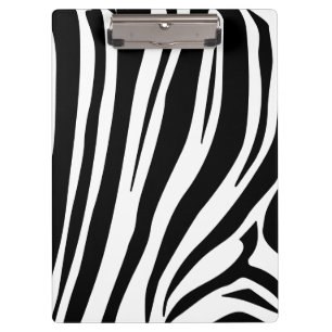 Carpeta De Pinza huella de cebra de personalizable