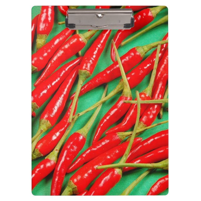 Carpeta De Pinza Huella de chiles rojos (Anverso)