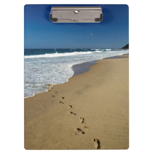 Carpeta De Pinza Huellas en la playa, Mabibi, Thongalandia