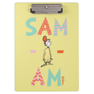 Carpeta De Pinza Huevos Verdes con Jamón   Sam-I-Am