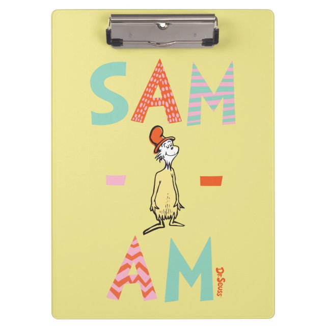 Carpeta De Pinza Huevos Verdes con Jamón | Sam-I-Am (Anverso)