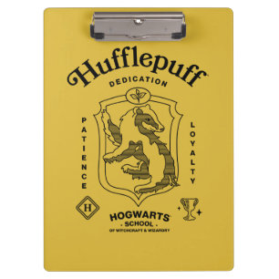 Carpeta De Pinza HUFFLEPUFF™ Dedicación Paciencia Lealtad Escudo
