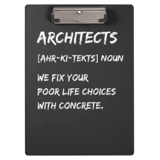 Carpeta De Pinza Humor de Arquitecto – Corregimos tus decisiones de