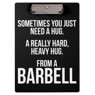 Carpeta De Pinza Humor De Gimnasio: A Veces Necesitas Un Abrazo De 