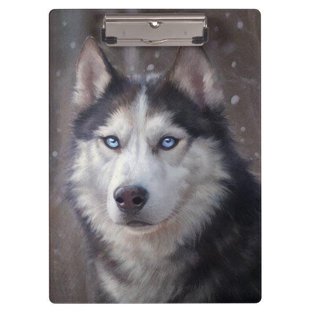 Carpeta De Pinza Husky Siberian (Anverso)