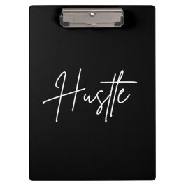 Carpeta De Pinza Hustle Script Clipboard – Modern Desk Accessory