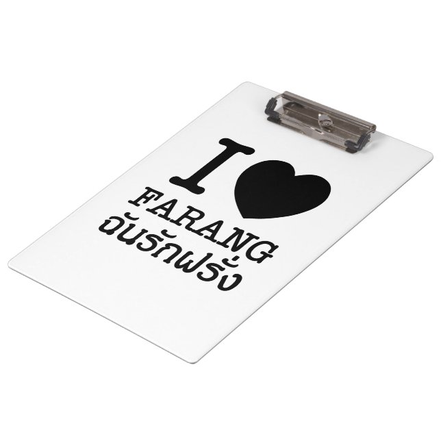 Carpeta De Pinza I Black Heart (Love) Farang (Angular)
