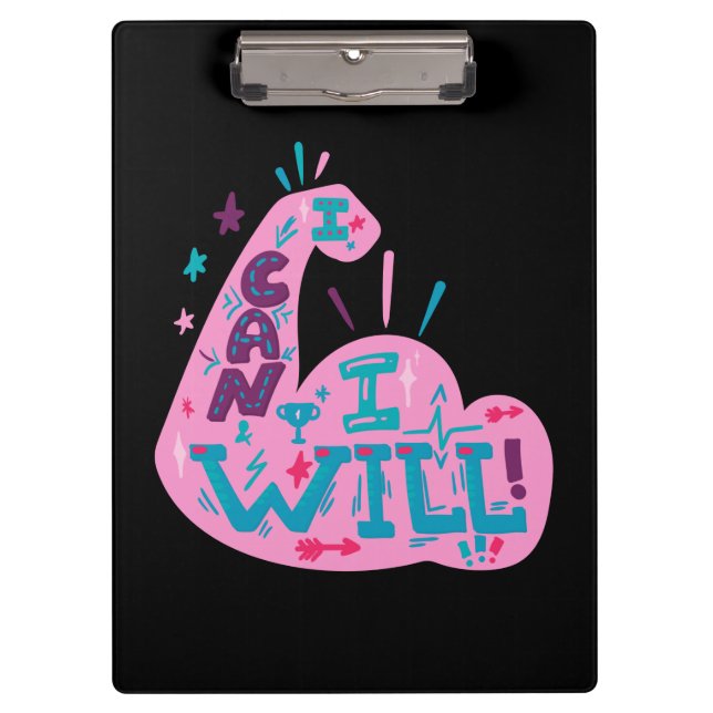 Carpeta De Pinza I Can I Will (Anverso)