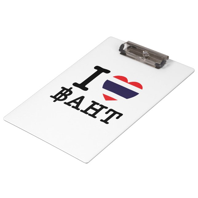 Carpeta De Pinza I Heart (Love) Baht (Angular)