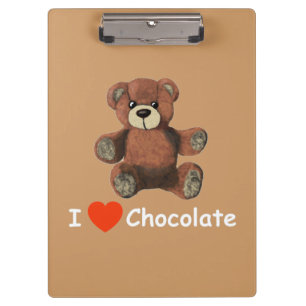 Carpeta De Pinza I Heart (Love) Chocolate