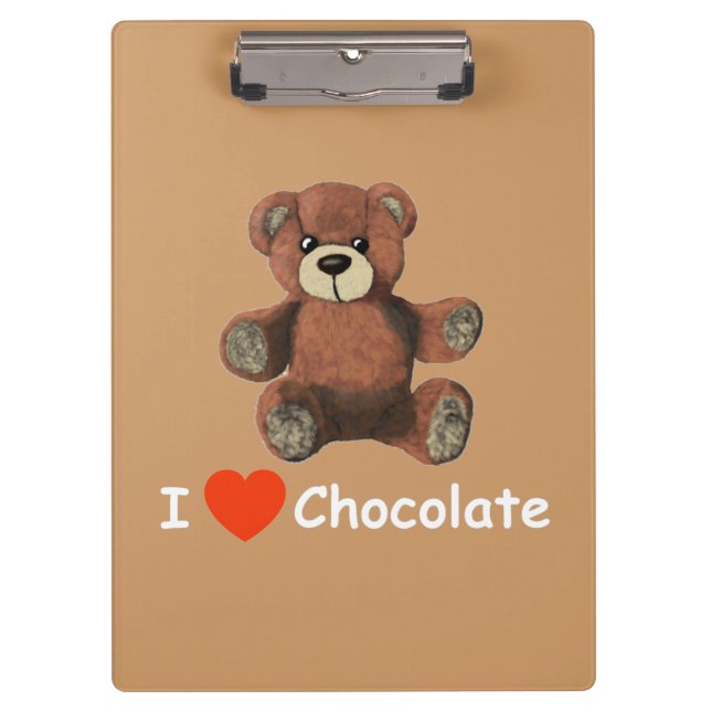Carpeta De Pinza I Heart (Love) Chocolate (Anverso)