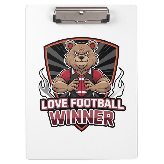 Carpeta De Pinza I love football  (Anverso)