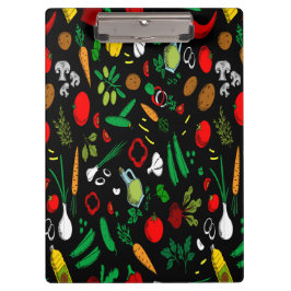 Carpeta De Pinza Iconos vegetales coloridos