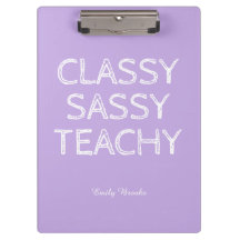 Idea de regalo personalizado para maestro morado