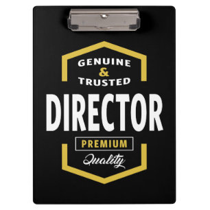 Carpeta De Pinza Ideas de regalo de director genuino