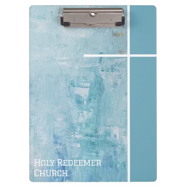 Carpeta De Pinza Iglesia cristiana Cruz moderna (Anverso)