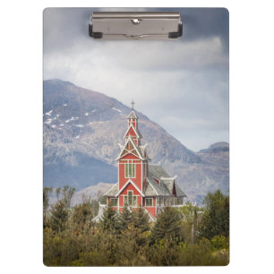Carpeta De Pinza Iglesia de Buksnes Lofoten Noruega