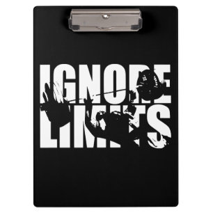 Carpeta De Pinza Ignorar límites - Prensa de banco - Motivación de