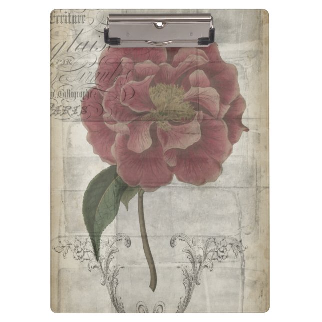 Carpeta De Pinza III floral francés (Anverso)