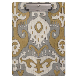 Carpeta De Pinza Ikat ocre II
