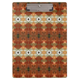 Carpeta De Pinza Ikat verde y ámbar 11