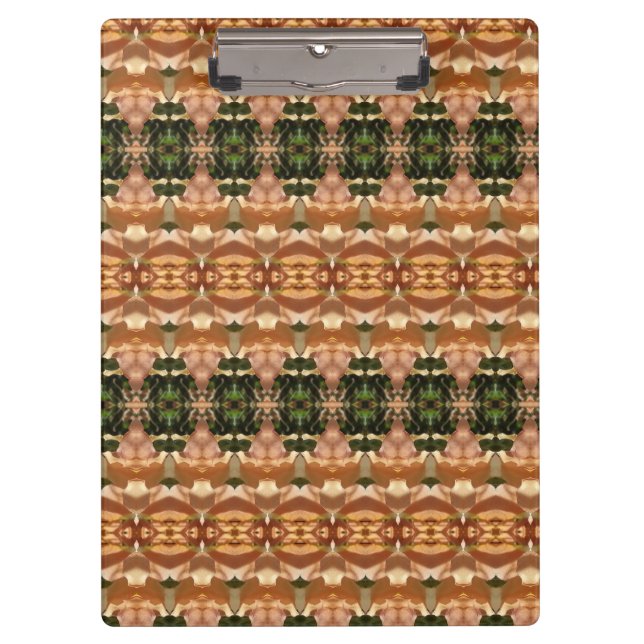 Carpeta De Pinza Ikat verde y ámbar 8 (Anverso)