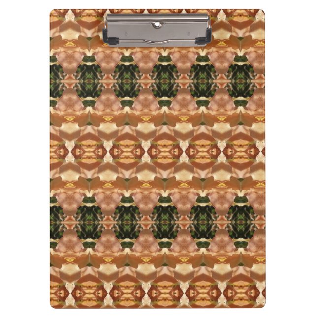 Carpeta De Pinza Ikat verde y ámbar 9 (Anverso)