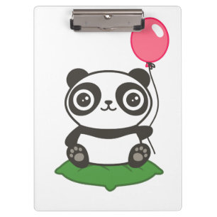 Carpeta De Pinza Ilustracion Cute Panda