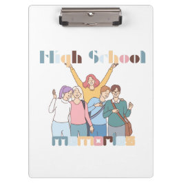 Carpeta De Pinza Ilustracion de amigos de Recuerdos de secundaria