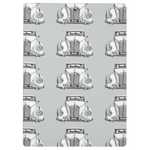 Carpeta De Pinza Ilustración de coche clásico de lujo Mercedes Benz
