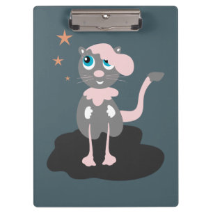 Carpeta De Pinza Ilustración de gato para niños, gatito de dibujos