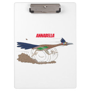 Carpeta De Pinza Ilustracion de pájaro personalizado de pista diver