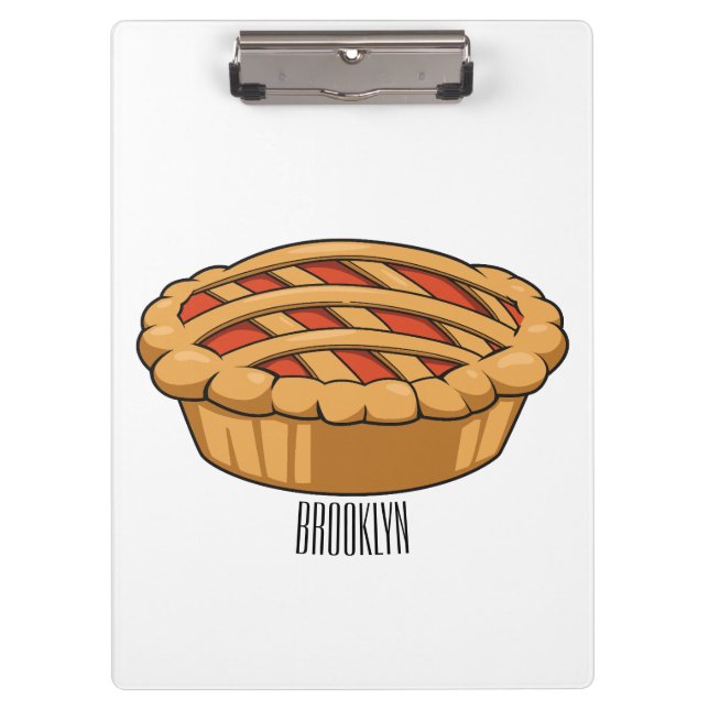 Carpeta De Pinza Ilustracion de personalizado circular (Anverso)