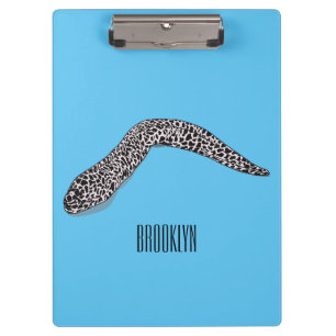 Carpeta De Pinza Ilustracion de personalizado de anguila moray loca