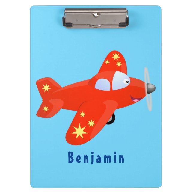 Carpeta De Pinza Ilustracion de personalizado de avión rojo con vue