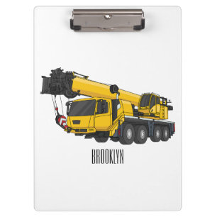 Carpeta De Pinza Ilustracion de personalizado de camiones Crane