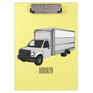 Carpeta De Pinza Ilustracion de personalizado de camiones de cajas