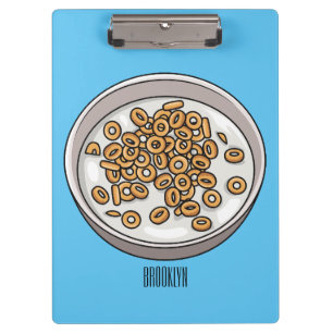 Carpeta De Pinza Ilustracion de personalizado de cereales